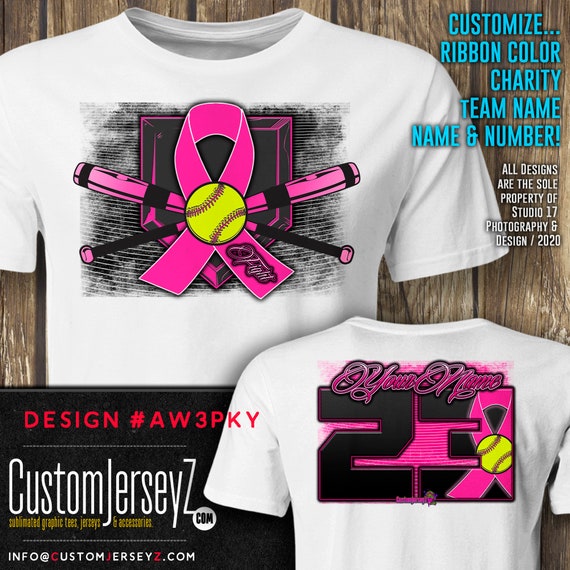 Breast Cancer Jersey. Custom Sports 