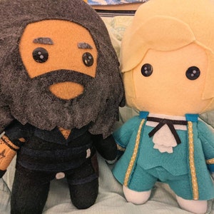 OFMD Stede Bonnet Blackbeard Ed Teach Blackbonnet Pirate Fleece Plush Dolls