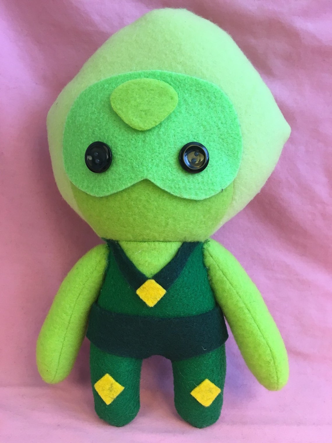 Peridot Steven Universe Crystal Gem Fleece Plush Doll | Etsy