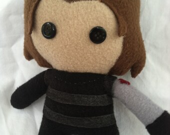 Marvel Bucky Barnes Winter Soldier Fleece Plush Doll Etsy