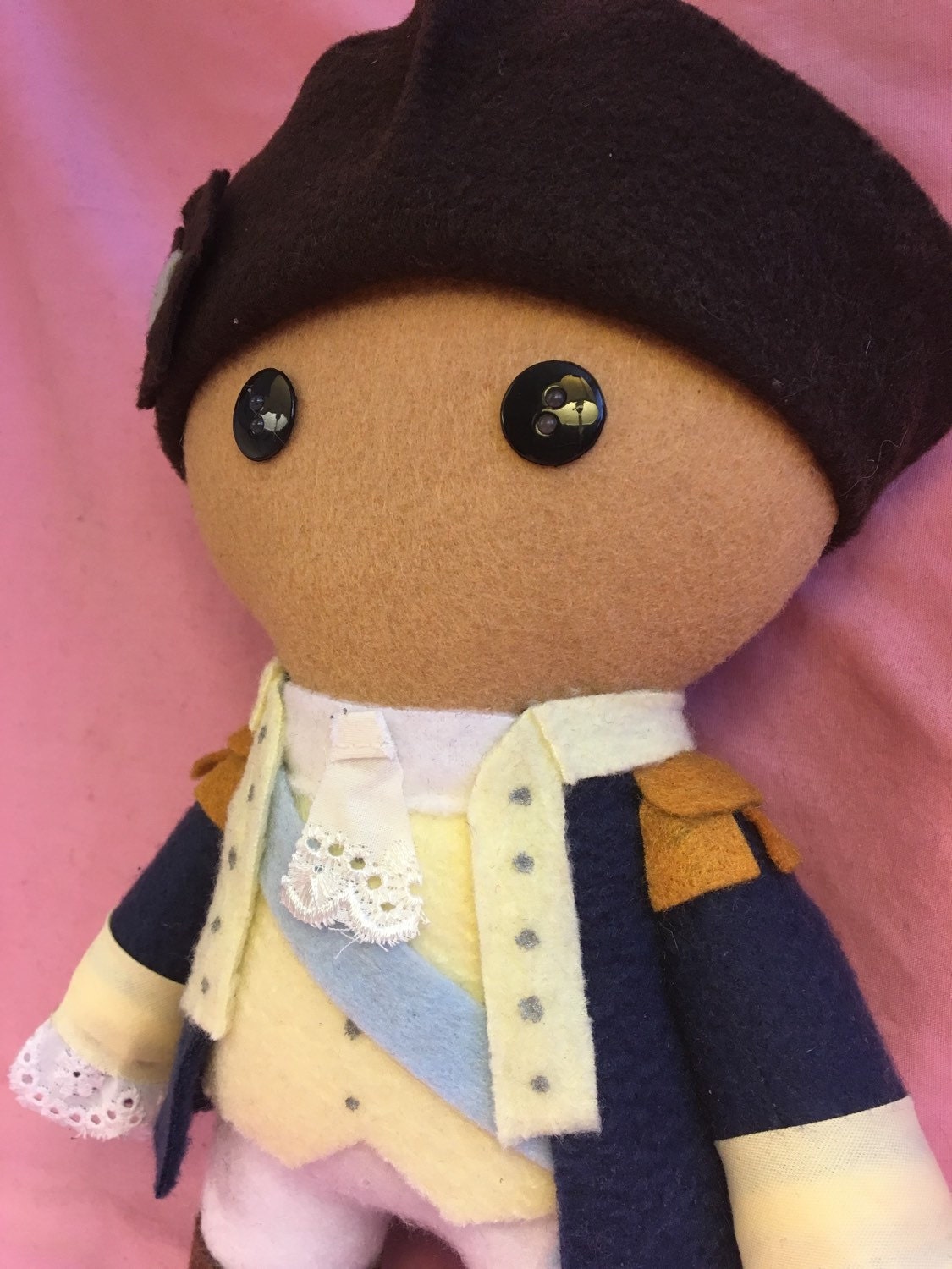 George Washington Hamilton Musical Fleece Plush Doll