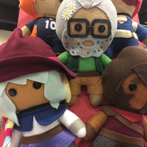 The Adventure Zone Taako Merle Magnus Fleece Plush Dolls