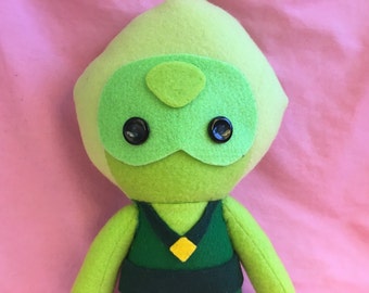 Peridot Steven Universe Crystal Gem Fleece Plush Doll