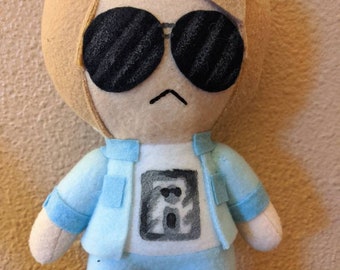 Orange Cassidy AEW Pro Wrestling Fleece Plush Doll