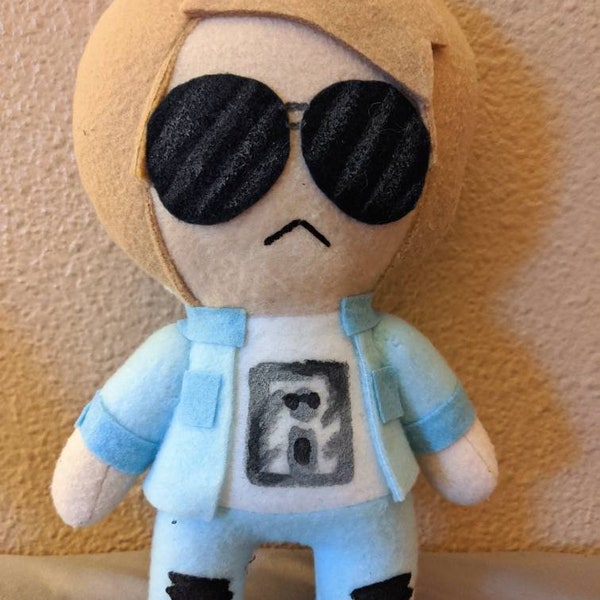 Orange Cassidy AEW Pro Wrestling Fleece Plush Doll