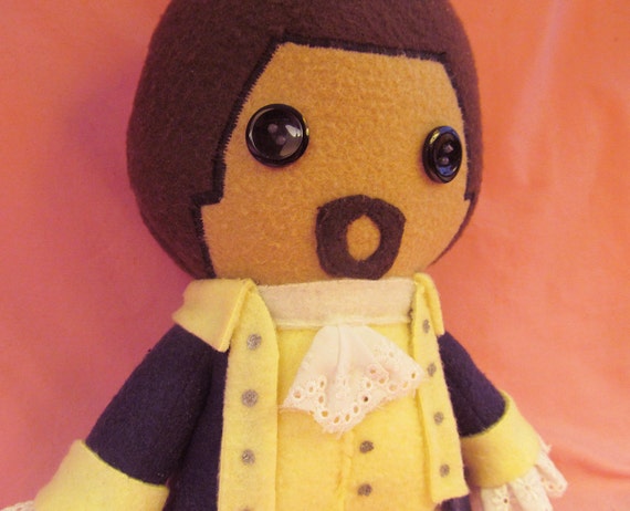 Alexander Hamilton Fleece Plush Doll Etsy