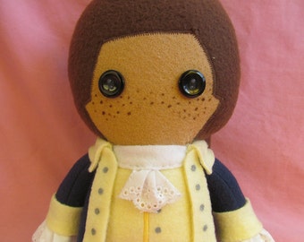 John Laurens Hamilton Fleece Plush Doll
