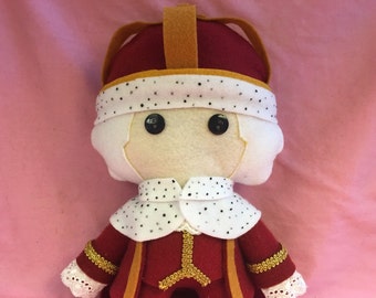 King George Hamilton Musical Fleece Plush Doll