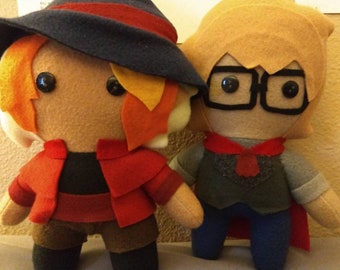 The Adventure Zone Lup and Barry Bluejeans Fleese Plush Dolls