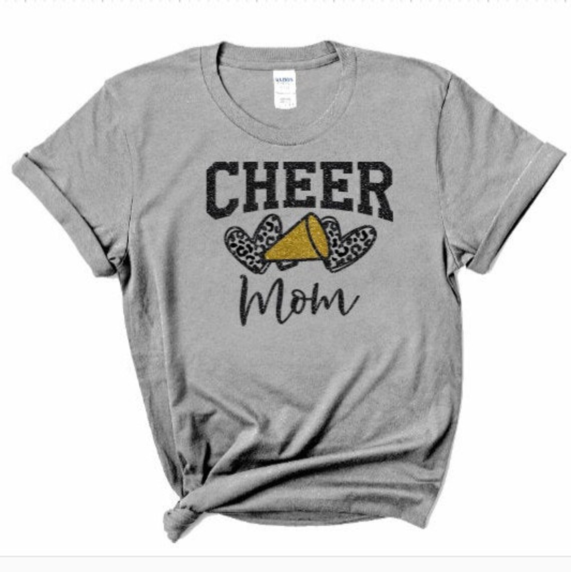 Glitter Cheer Mom Shirt Bling Cheer Mom Shirt Custom Cheer Etsy