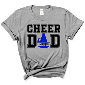 Cheer Shirt for Dad- Personalized Cheer Shirt- Cheer Dad Shirt- Cheer Shirt- Shirt for Dad