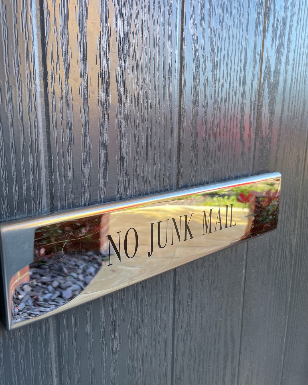 No Junk Mail Letterbox Vinyl Sticker Decal Etsy UK