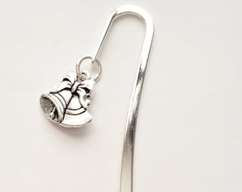 Silver Bells Mini Bookmark - Wedding Bells Bookmark - Wedding Guest Book Bookmark - Christmas Bookmark - Silver Bookmark - EPSTeam