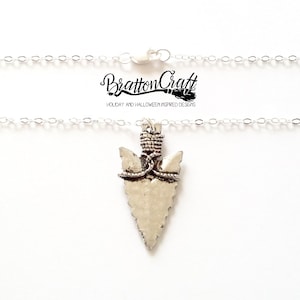 Silver Arrow Head Necklace - Arrowhead Necklace - Southwestern Necklace - American Indian Necklace - Silver Arrowhead Jewelry