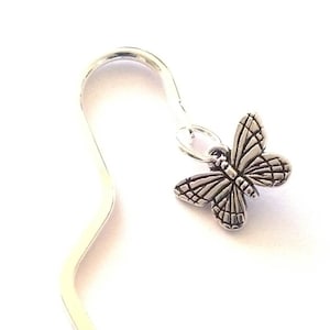 Silver Monarch Butterfly Bookmark - Mini Butterfly Bookmark - Bug Bookmark - Butterfly Lover - Book Lover