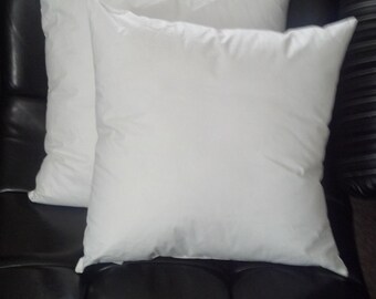 Square Faux Down Pillow Inserts Polyester Faux Down Pillow Etsy