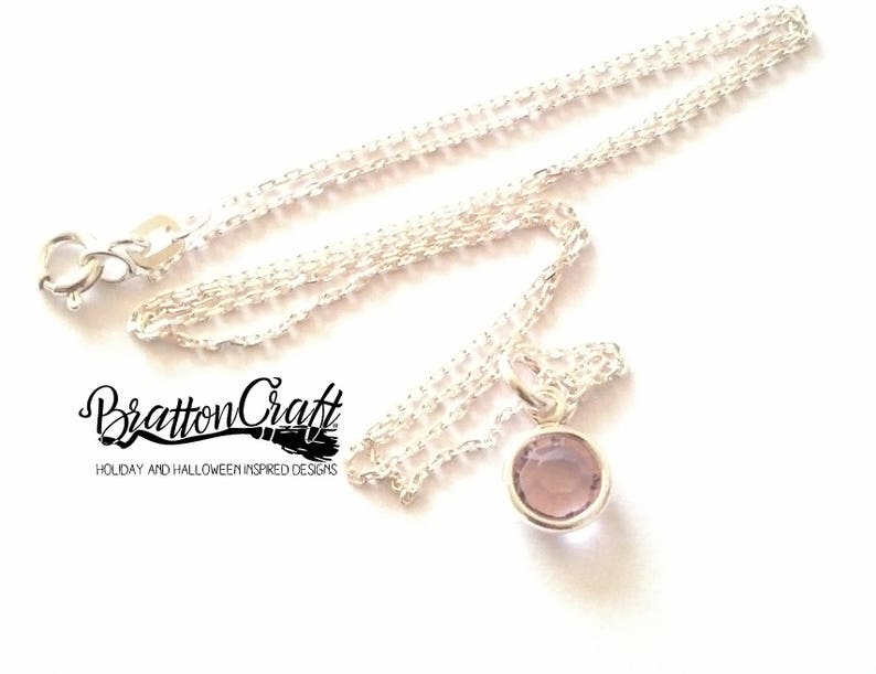 Alexandrite Birthstone Necklace Alexandrite Birthstone Necklace