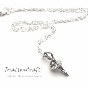 Silver Ballerina Necklace - Ballerina Necklace - Dancer Necklace - Ballerina Jewelry - Ballet - Swan Lake - Nutcracker