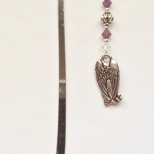 Beaded Angel Bookmark Silver Plated Angel Bookmark - Etsy