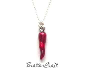 Red Chili Pepper Charm Only - No Necklace