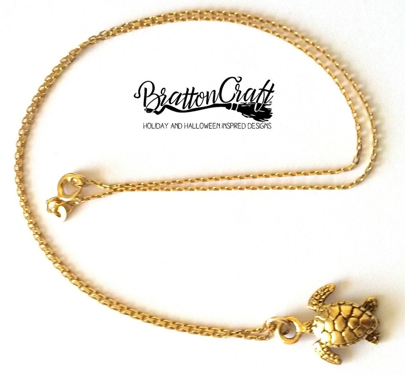 Beach Jewelry Sea Turtle Necklace Summer Necklace Gold Sea Turtle Necklace Sea Turtle Jewelry Beach Necklace