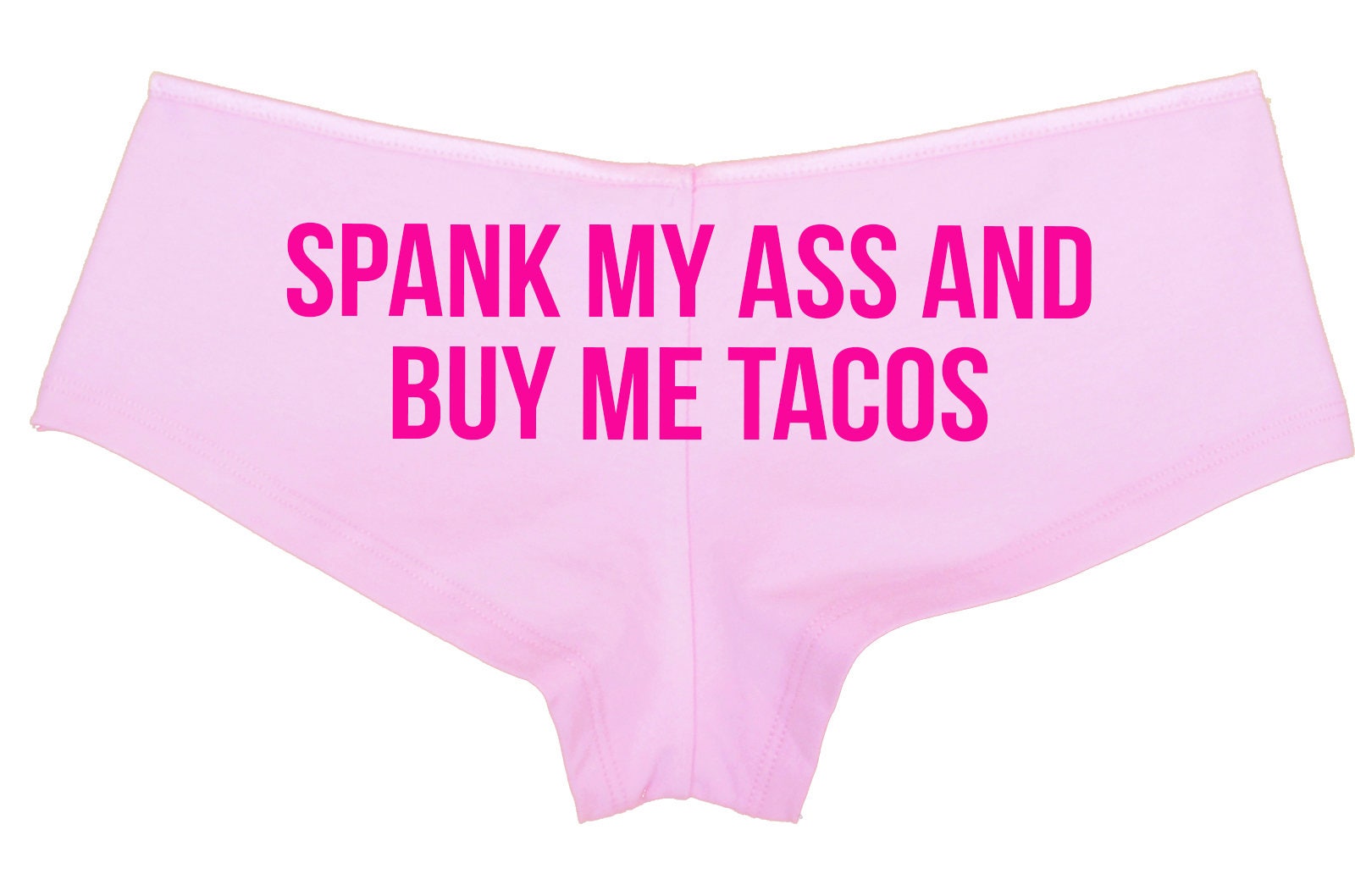 SPANK My and Buy Me Boy Short Pink Panties - Etsy