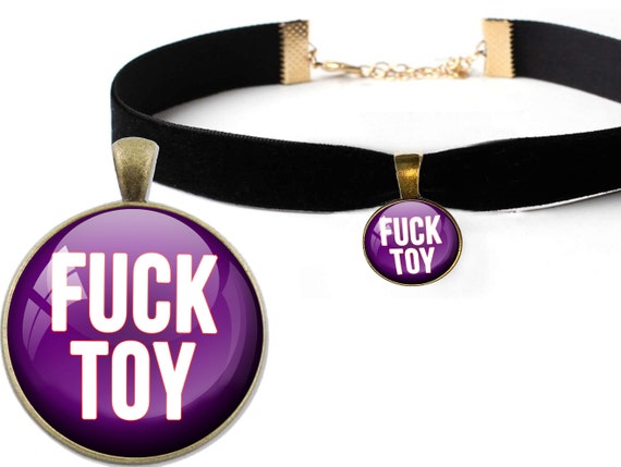 Purple Daddys Masters FUCK TOY owned by Daddy choker necklace little princess baby girl slut collar ddlg cglg bdsm flirty fun hotwife vixen