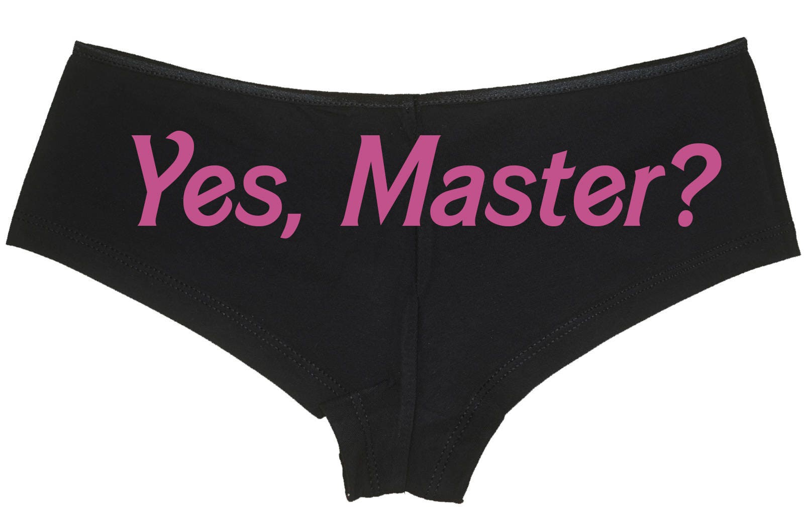 YES MASTER Owned Master Slave Boy Short Panty Panties Boyshort Color