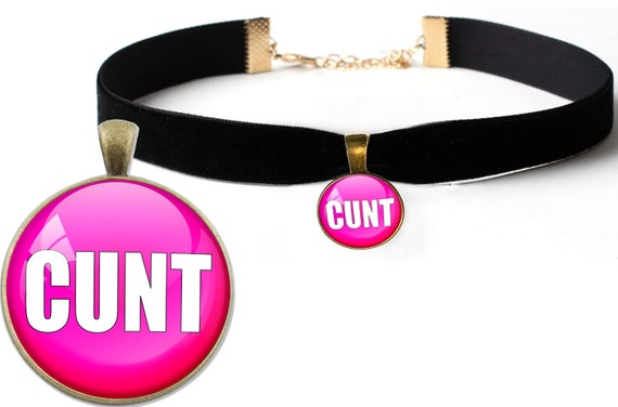 Bold CUNT CHOKER NECKLACE sexy collar slutty little princess Slut baby girl ddlg cglg bdsm hotwife shared ddlg hot wife vixen size queen