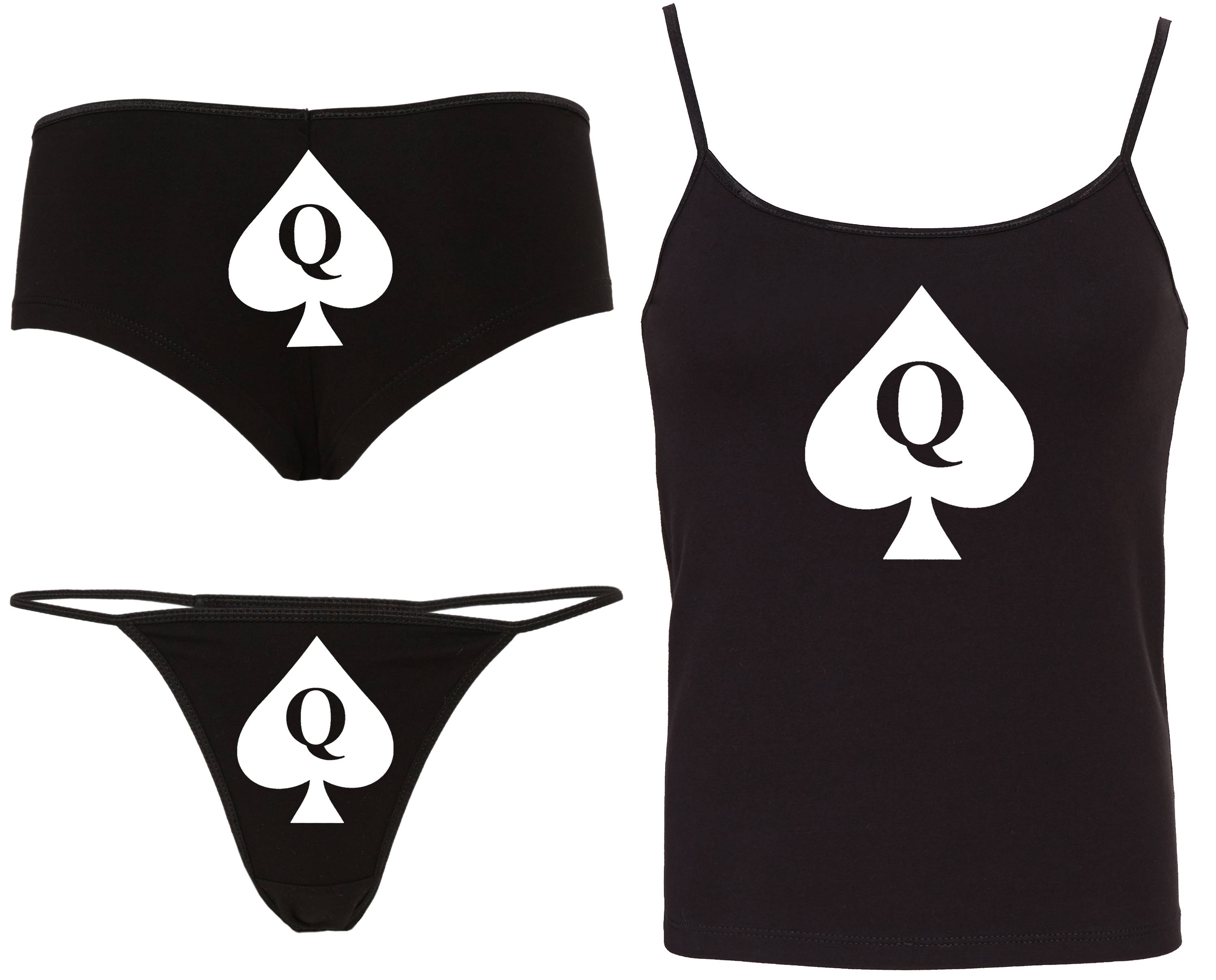 Camisole Set QUEEN of SPADES voor BBC liefhebbers eigendom