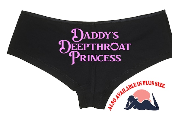 DADDY'S DEEPTHROAT PRINCESS Black panties Daddys Baby girl cum slut  bdsm cgl collar collared cumslut kitten ddlg no gag sloppy