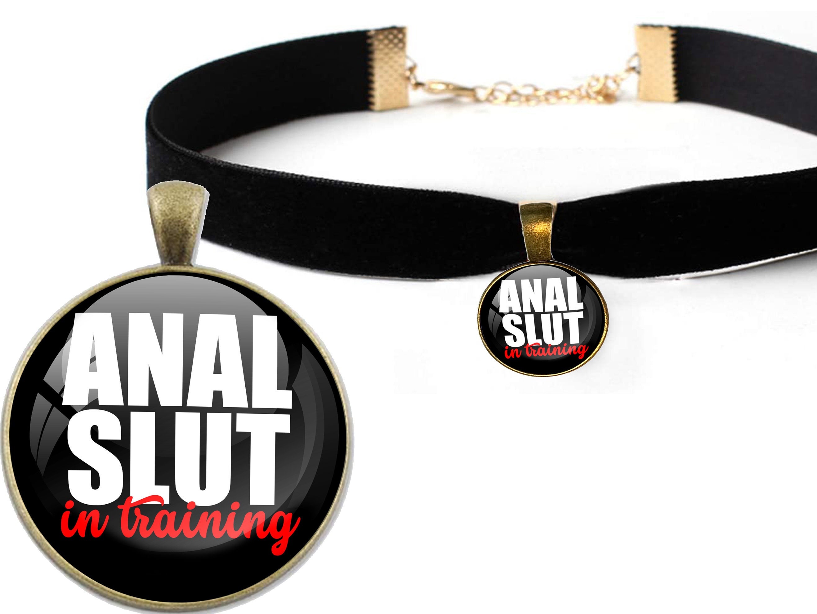 Anal slut collar