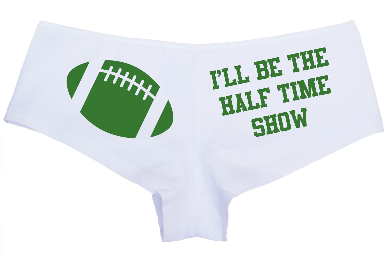 LUCKY PAIR Half Time Show Flirty Black Boyshort Underwear Boy Short Panties  Pro College Football Team Colors Panty Game Bridal Shower Party -   Canada