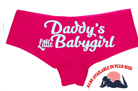 DADDYS Little BABY GIRL owned slave boy short underwear for daddy's princess cute bdsm collared play kitten Cgl ddlg clothing babygirl Pink