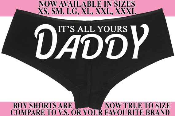 It's ALL YOURS DADDY owned slave boy short panty Panties boyshort cgl sexy funny rude collar collared neko pet play Kitten ddlg submissive