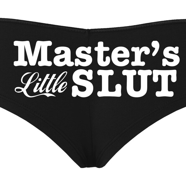 MASTERS LITTLE SLUT owned slave boy short panty Panties boyshort Bdsm bondage sexy funny rude collar collared neko pet play Kitten cgl ddlg