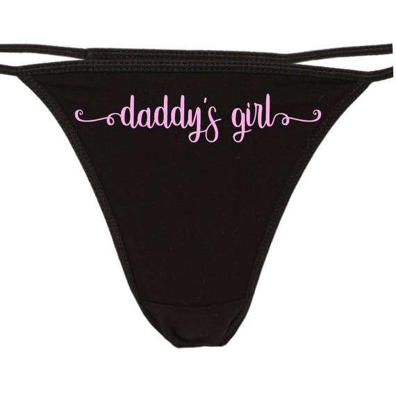 DADDY'S GIRL flirty cgl thong for kitten show your slutty side choice of colors DDLG clothing