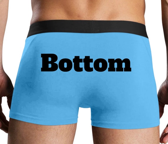 Bottom Mens Blue Boxer Briefs Trunk Style Soft Comfortable Sexy
