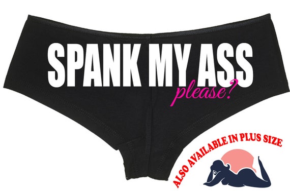 SPANK My ASS PLEASE boy short panty sexy flirty fun for submissive slut collared hotwofe neko pet play kitten bdsm cglg ddlg daddy baby girl