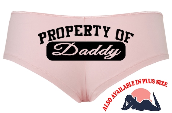 PROPERTY OF DADDY owned slave Pink boy short panty Panties color choices sexy rude collar collared neko pet play Kitten cgl ddlg bdsm