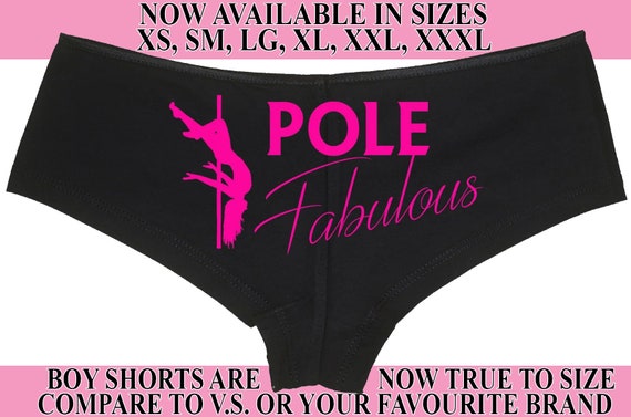 POLE FABULOUS DANCER boy short panty Panties boyshort color choices sexy hot pant exercise poledance exotic erotic stripper striptease