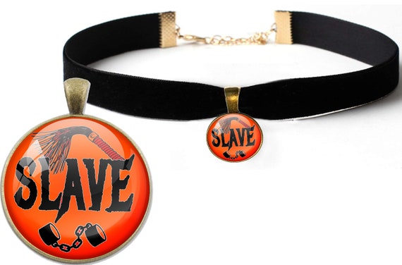 SLAVE CHOKER Necklace sexy collar for owned slut daddys submissive little whore princess baby girl ddlg cglg bdsm hotwife shared hot wife