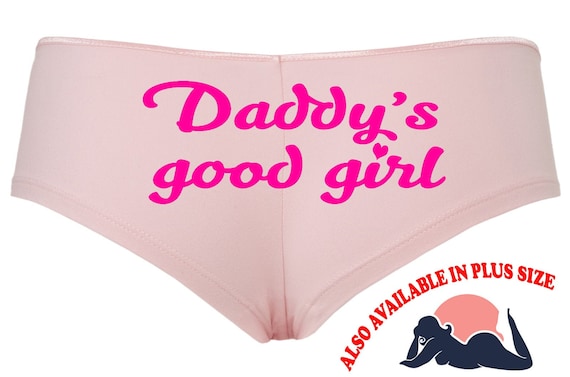 DADDY'S GOOD GIRL owned slave cute pink boy short panties sexy rude collar collared neko play kitten ddlg clothing bdsm cglg submissive slut