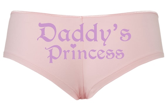 DADDY'S PRINCESS girl owned slave Pink boy short panty panties ddlg sexy funny Rear Center rude collar collared neko pet play KITTEN