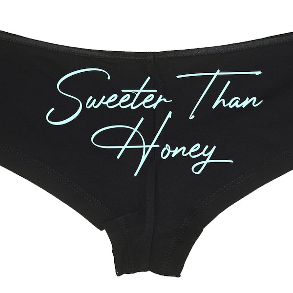 Knaughty Knickers Sweeter Than Honey Great Ass Black Boyshort