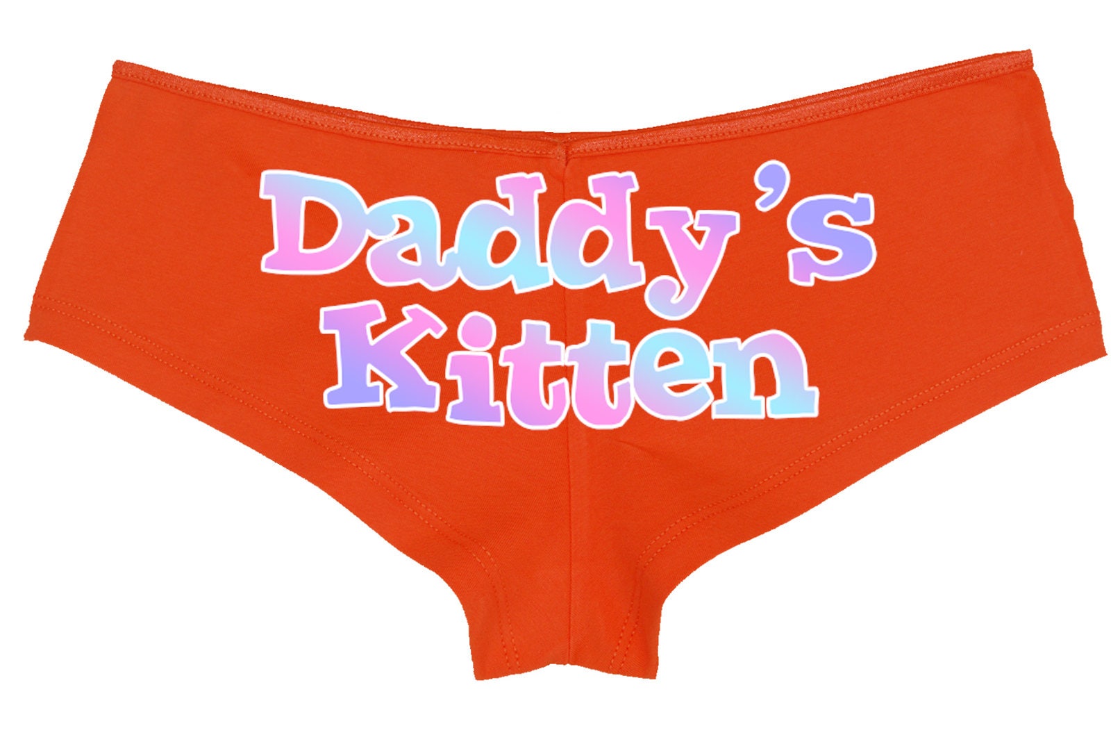 Daddys KITTEN Pastel Gradient Owned Slave Boy Short Panty Panties