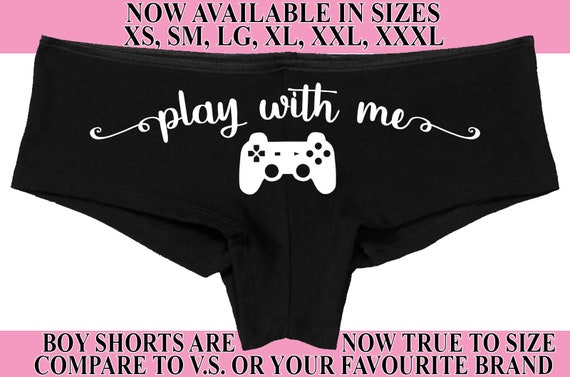 PLAY WITH Me RPG wargaming magic gaming video gamer nerdy boy short panty Panties boyshort sexy funny nerdgirl flirty underwear sexy flirt