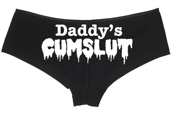 DADDY'S Cumslut cum slut owned slave boy short panty Panties boyshort sexy rude collar collared neko pet play Kitten little cgl ddlg bdsm