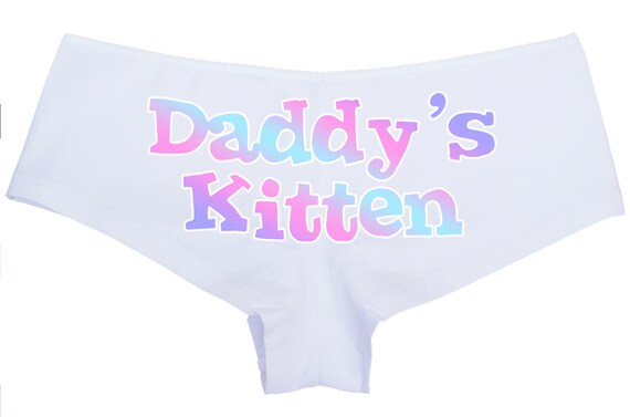 Daddy's KITTEN Pastel Gradient Owned Slave Boy Short Panty Panties