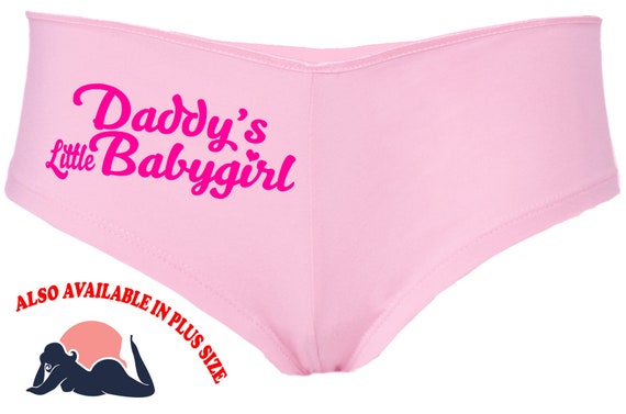 DADDYS Little BABY GIRL owned slave boy short underwear for daddy's princess cute bdsm  collared play kitten Cgl ddlg clothing babygirl Pink